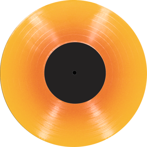 yellow vinyl disc